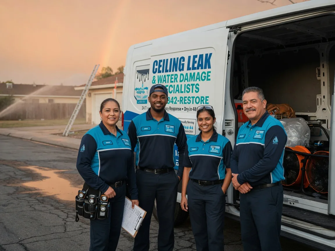 Ceiling Leak Cleanup company in Cardiff By The Sea, CA